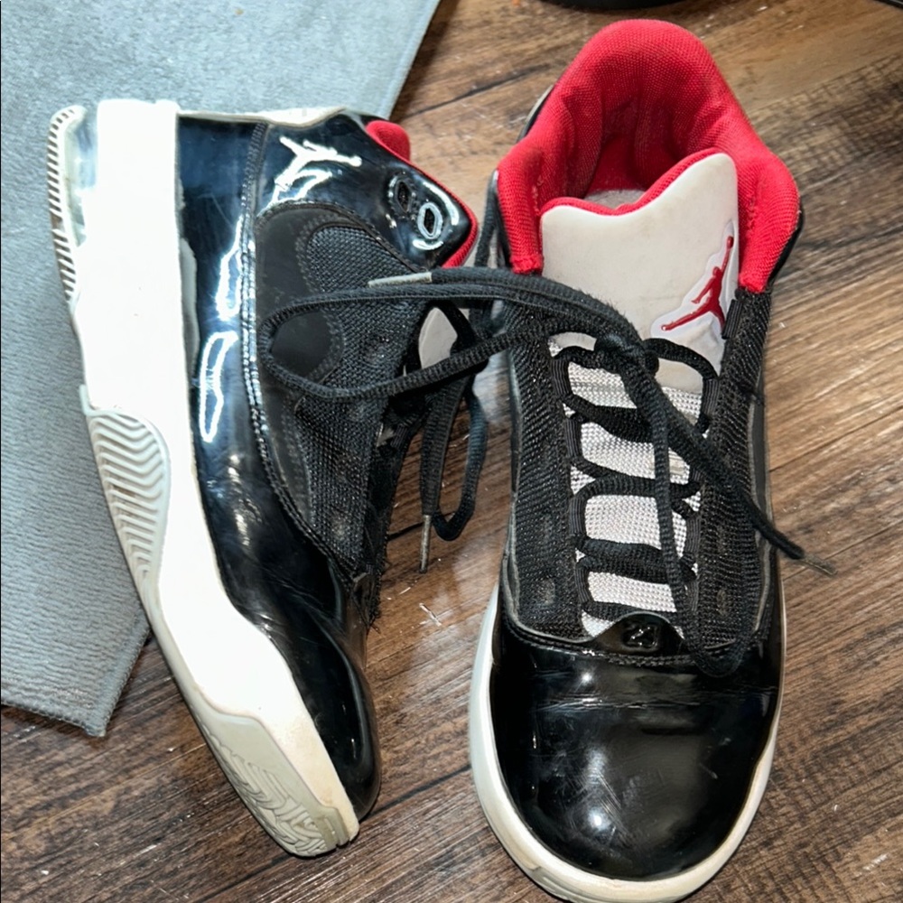 Jordan Kids Sneakers Black and Red